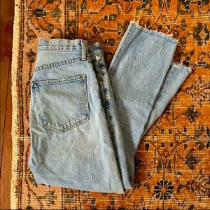Agolde Riley Zephyr Crop Straight Jeans 26